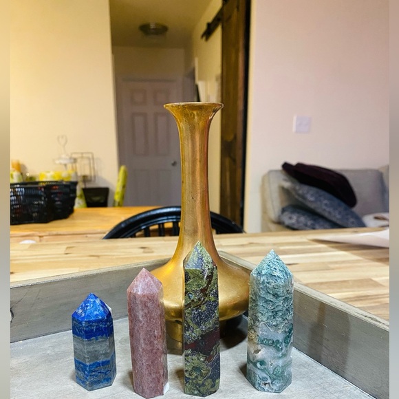 SOLD Stunning Dragon Bloodstone Crystal Tower - Picture 5 of 5